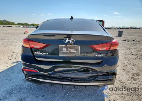 2018 Hyundai Elantra Sport z USA, uszkodzony, nr VIN KMHD04LB8JU534388